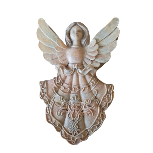 Polystone 3 Dimensional Angel Trinket Box - Picture 1 of 5